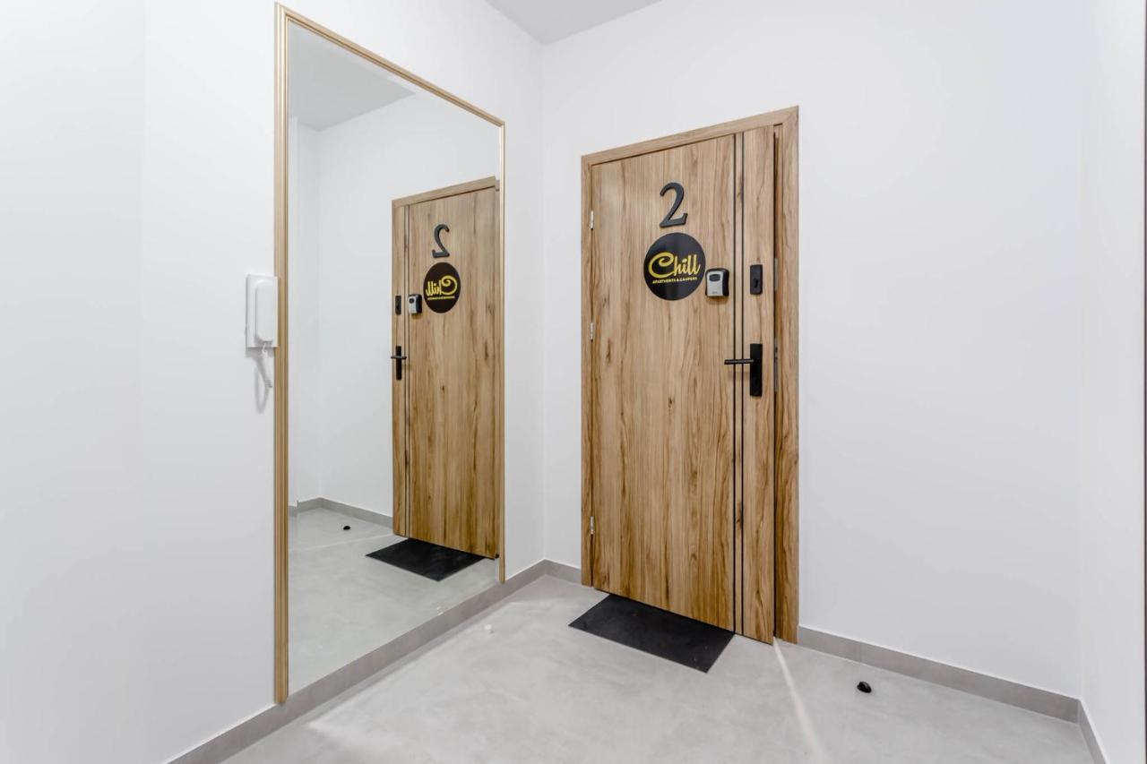 Ferienwohnung Enjoy! Marywilska Warschau Exterior foto