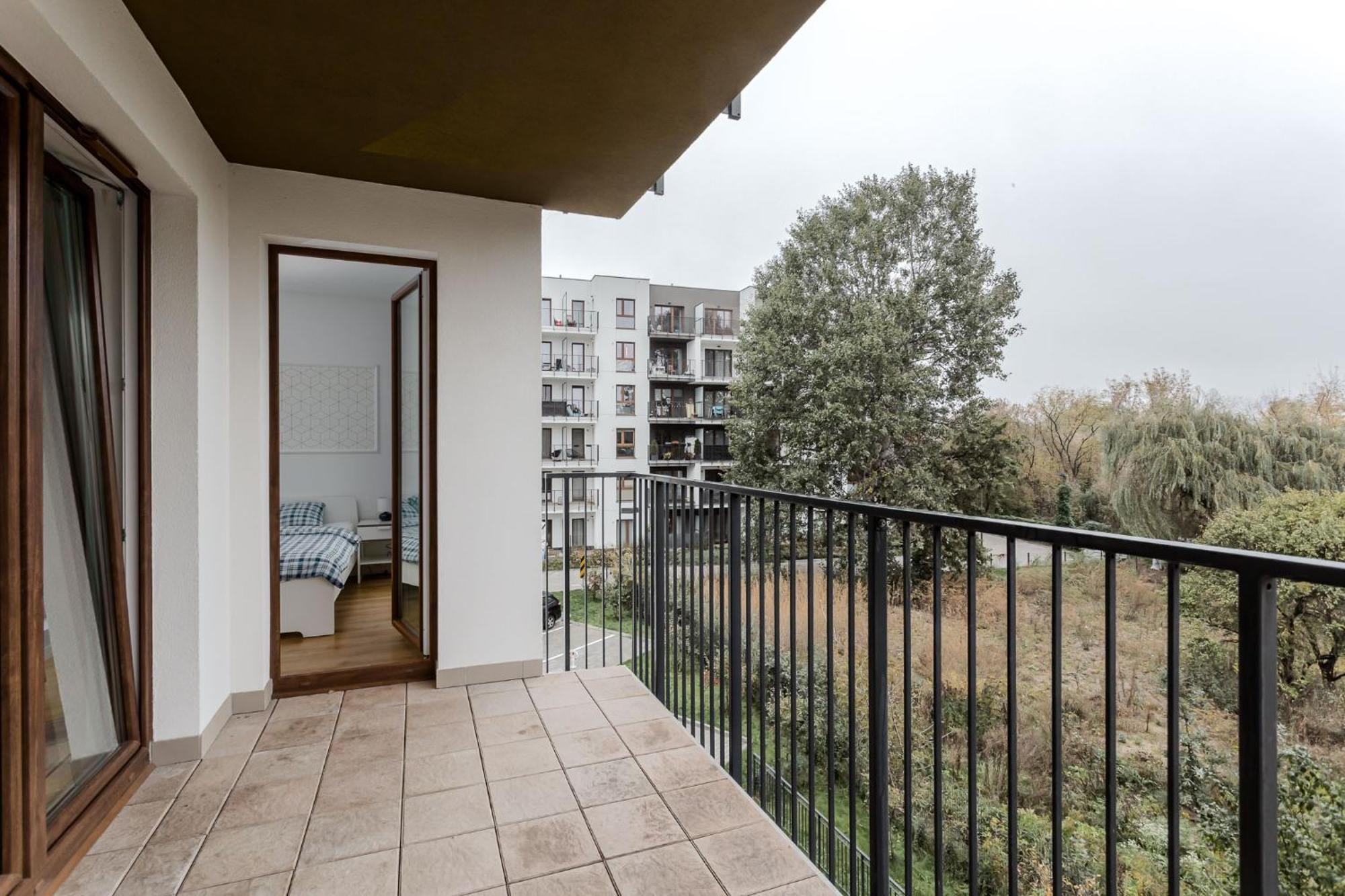 Ferienwohnung Enjoy! Marywilska Warschau Exterior foto