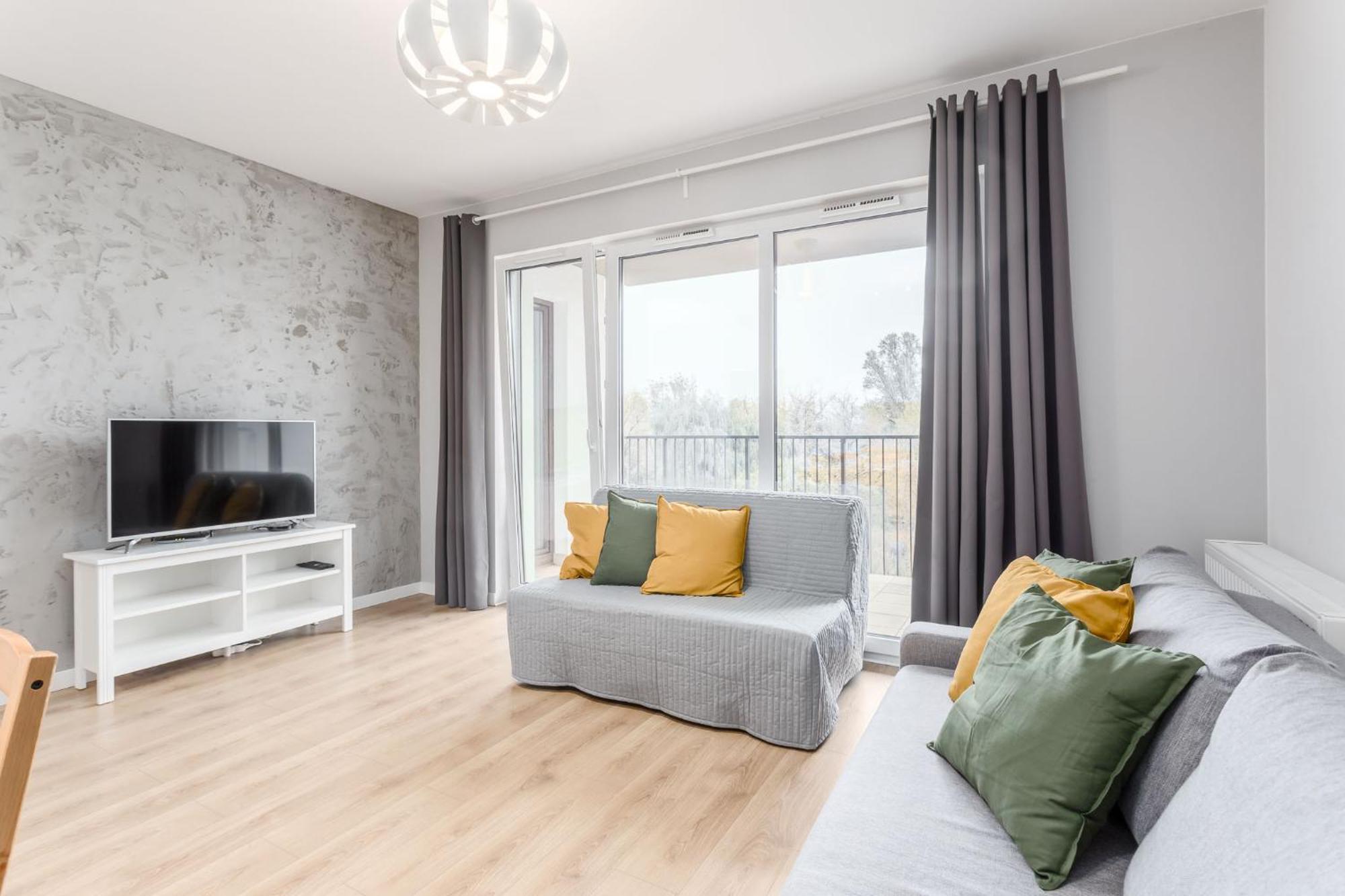 Ferienwohnung Enjoy! Marywilska Warschau Exterior foto
