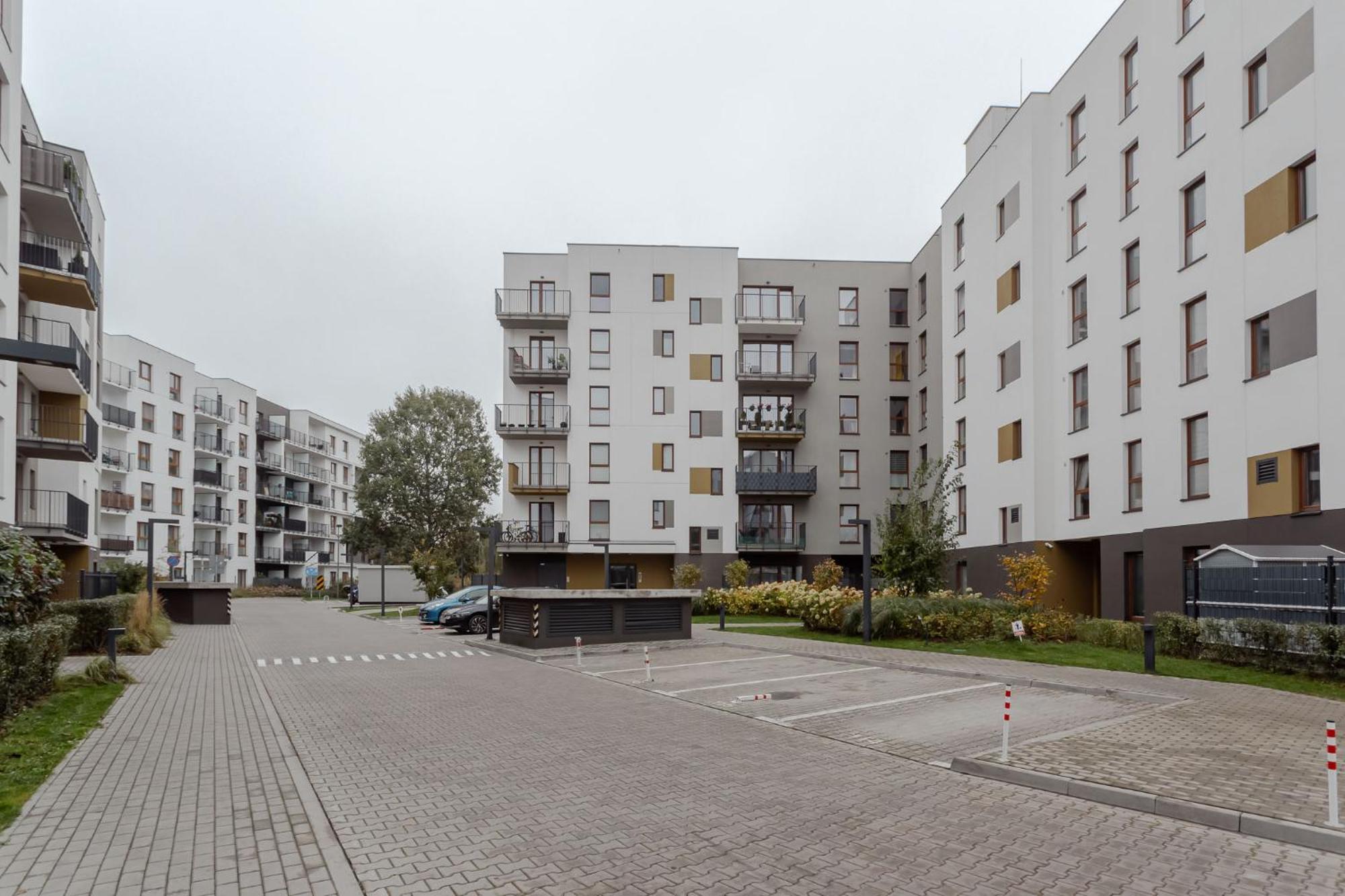 Ferienwohnung Enjoy! Marywilska Warschau Exterior foto