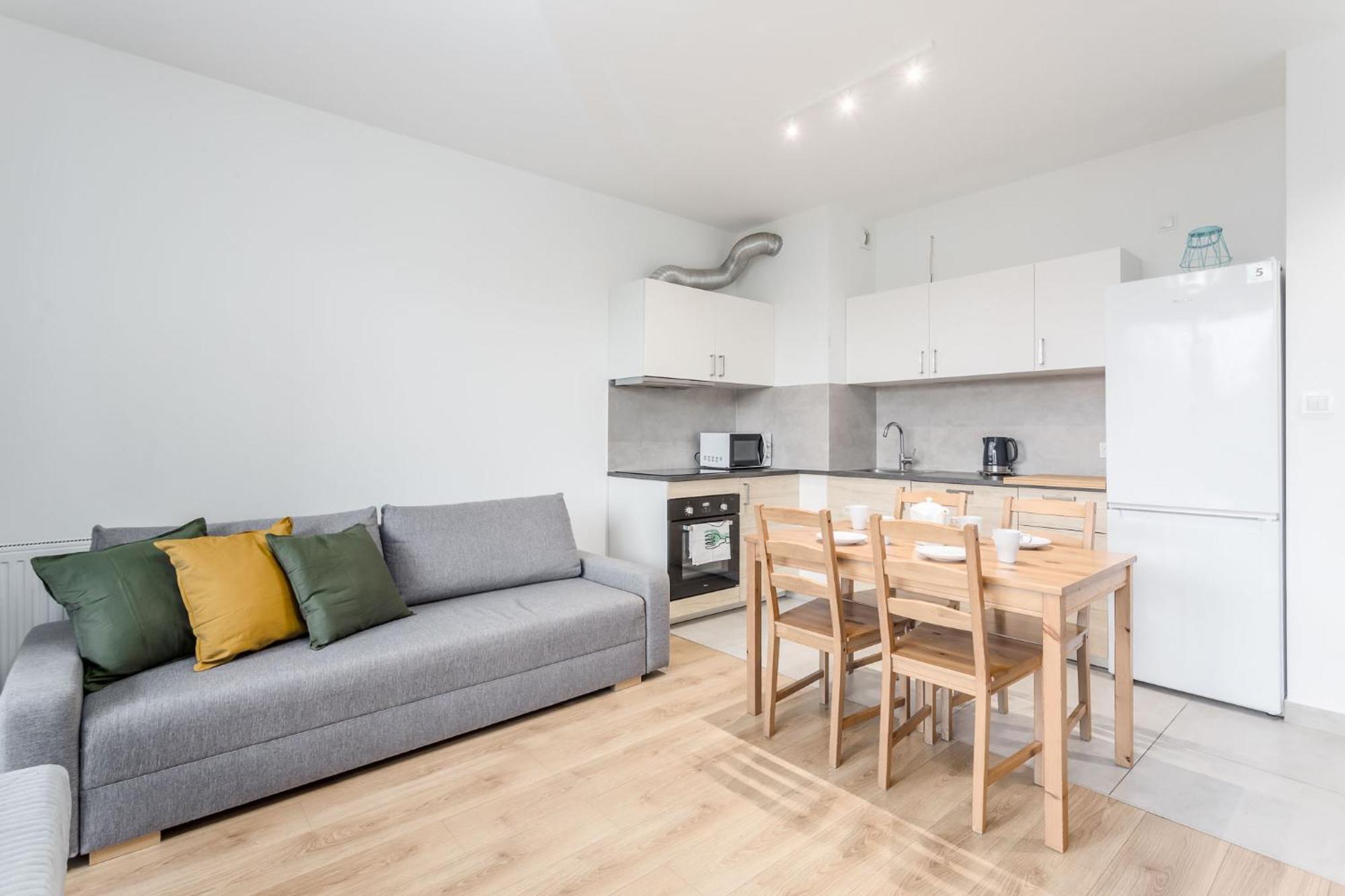 Ferienwohnung Enjoy! Marywilska Warschau Exterior foto