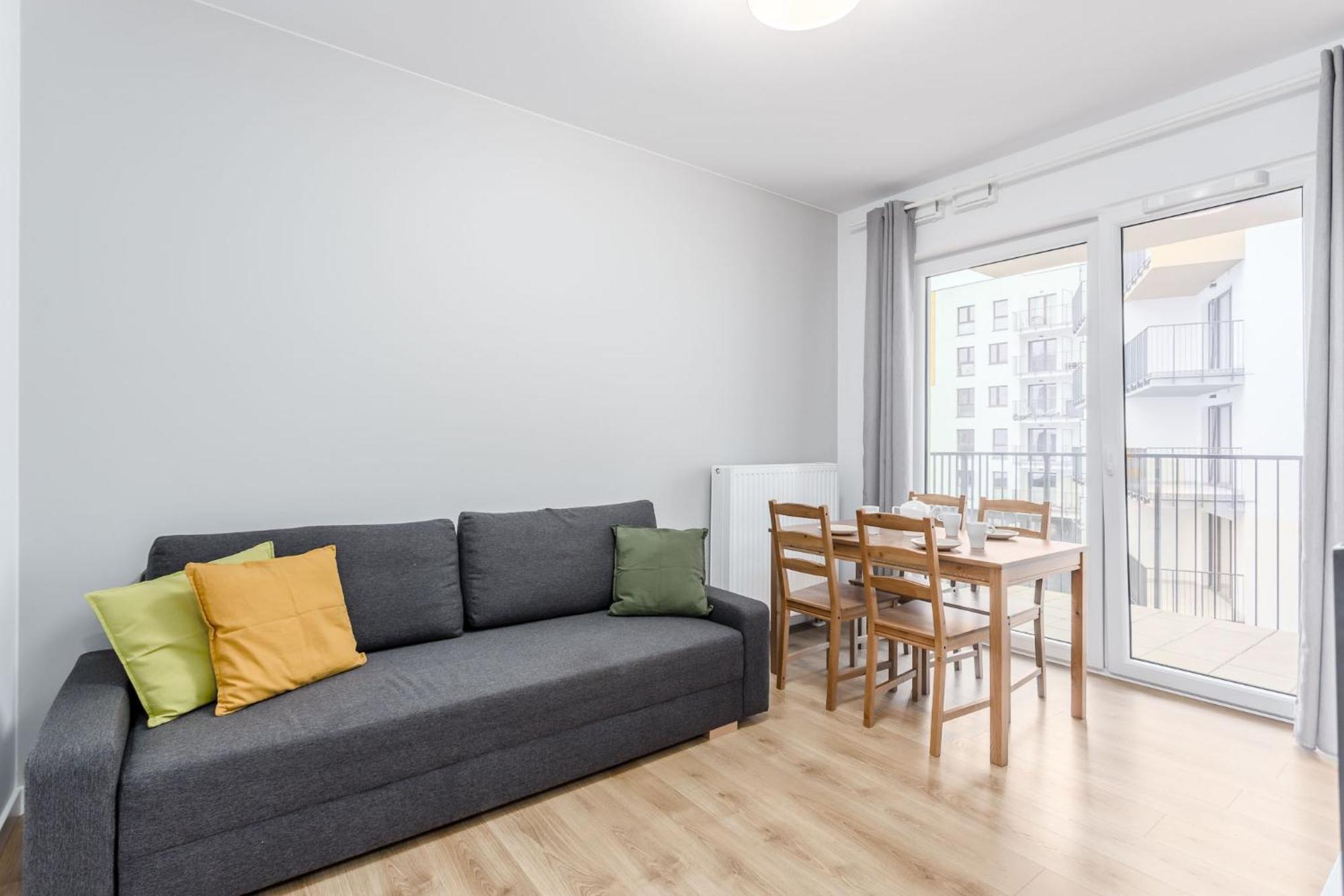 Ferienwohnung Enjoy! Marywilska Warschau Exterior foto