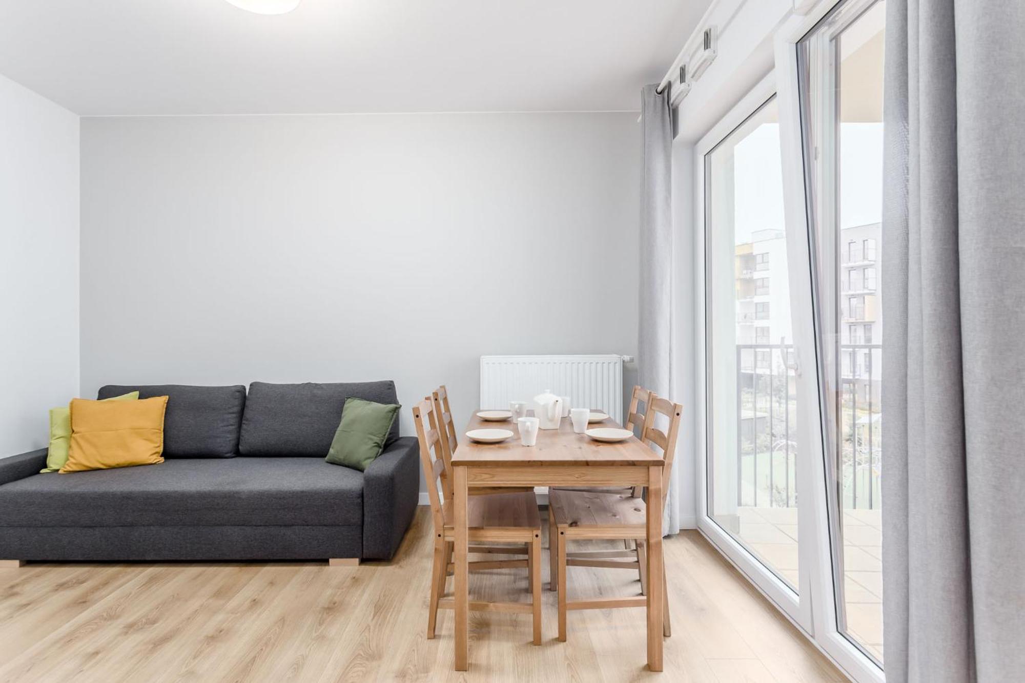 Ferienwohnung Enjoy! Marywilska Warschau Exterior foto