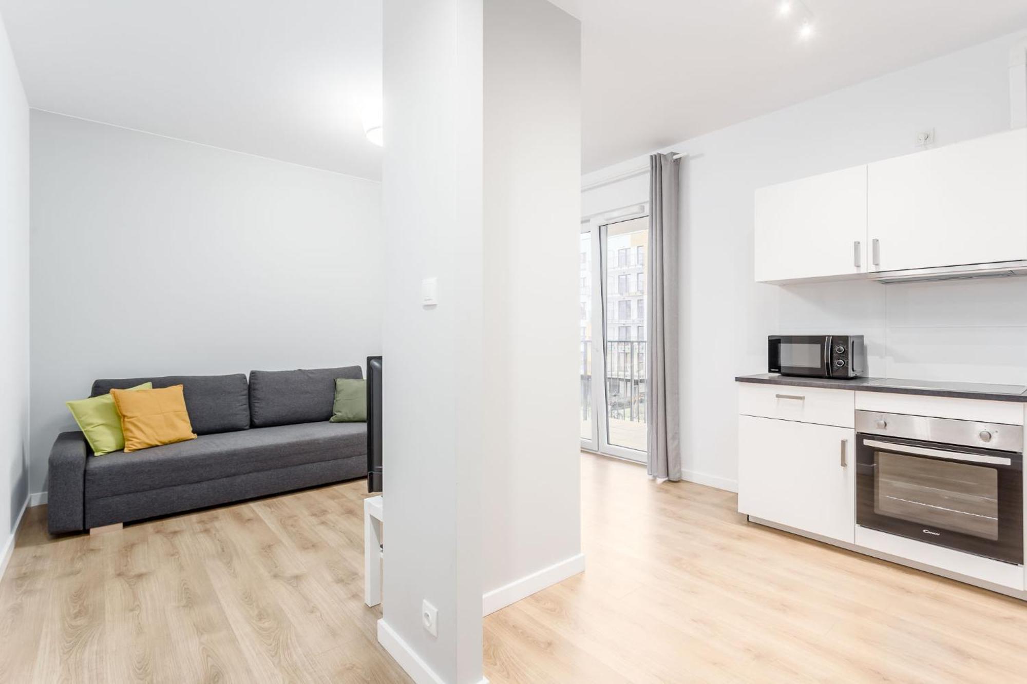 Ferienwohnung Enjoy! Marywilska Warschau Exterior foto