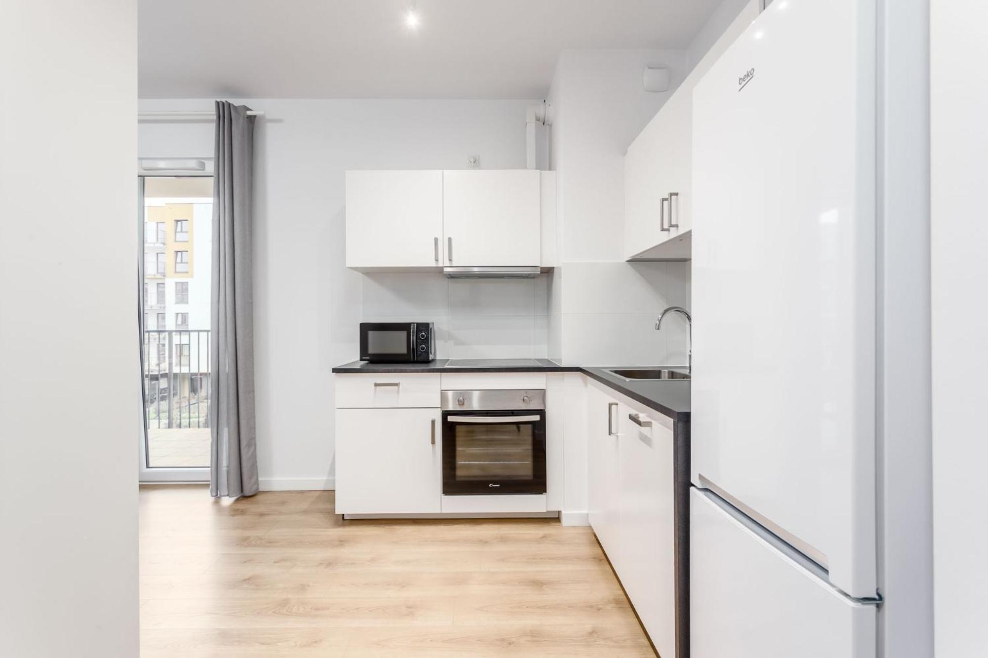 Ferienwohnung Enjoy! Marywilska Warschau Exterior foto