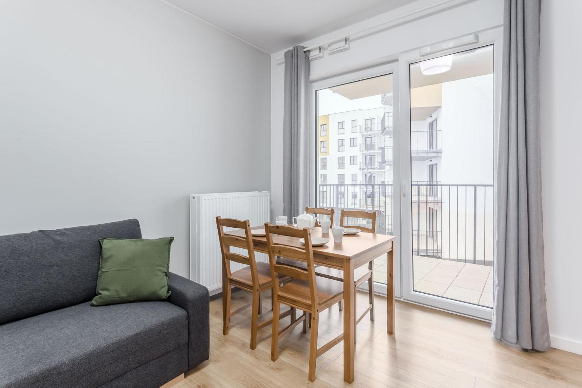 Ferienwohnung Enjoy! Marywilska Warschau Exterior foto