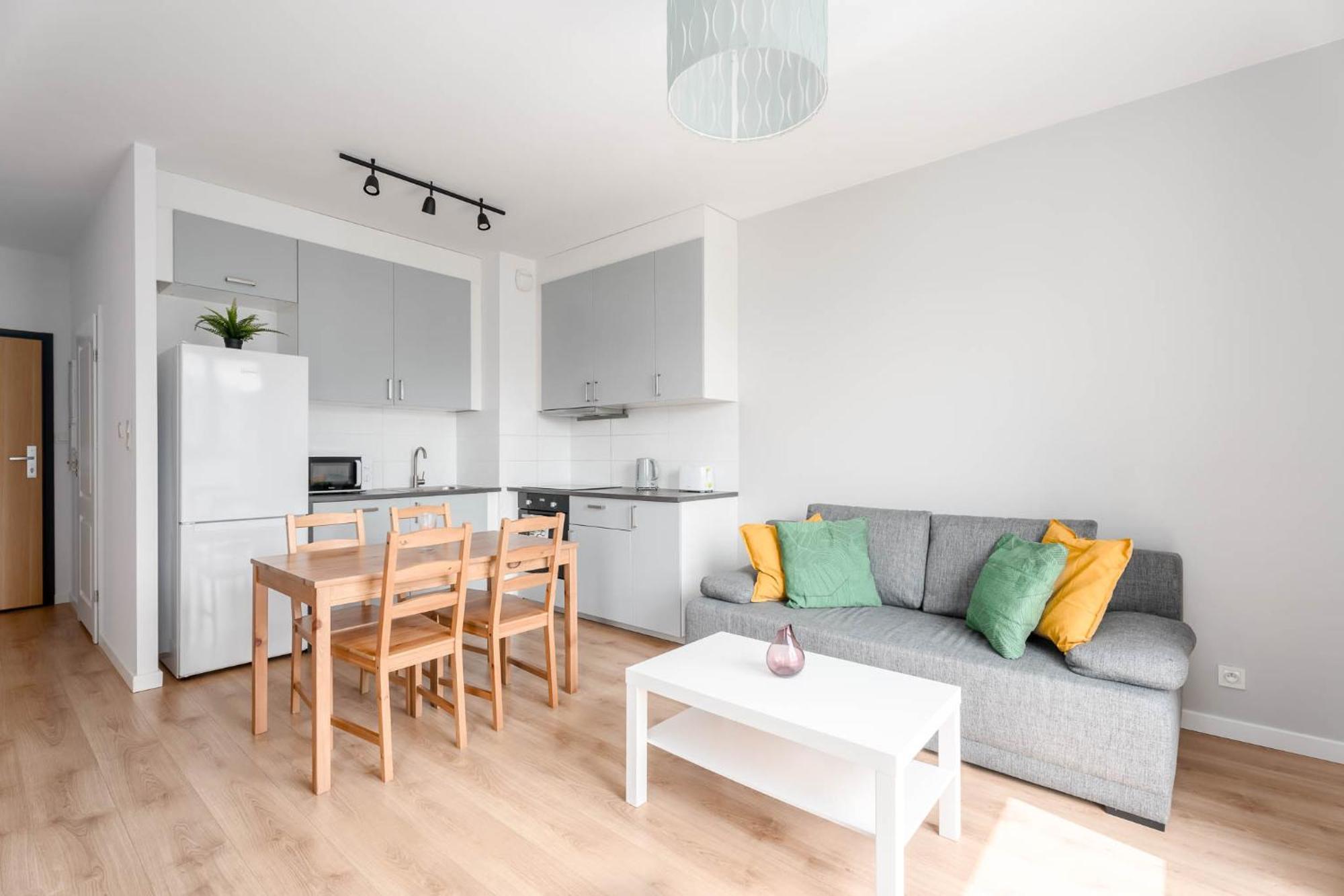 Ferienwohnung Enjoy! Marywilska Warschau Exterior foto