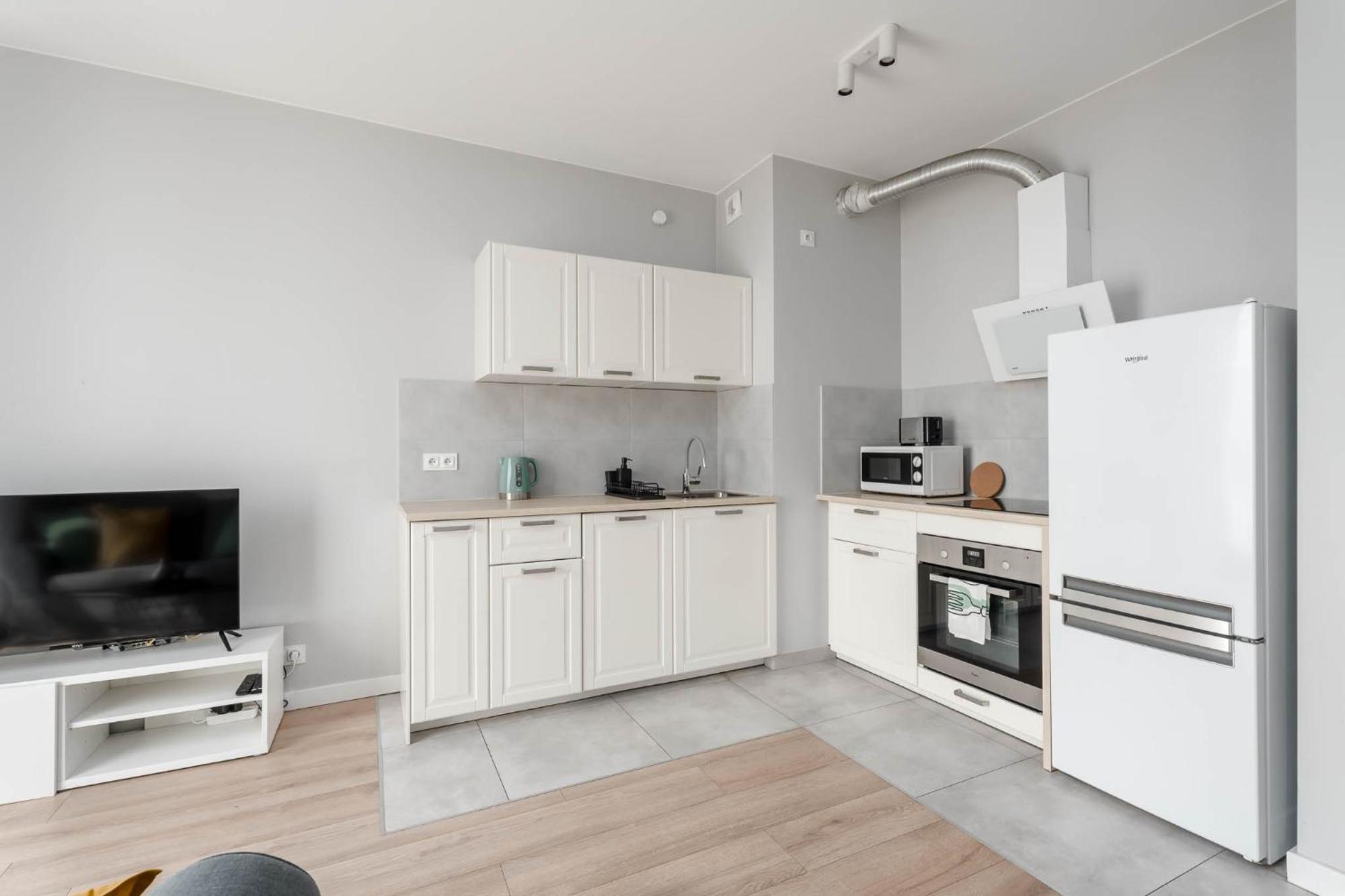 Ferienwohnung Enjoy! Marywilska Warschau Exterior foto