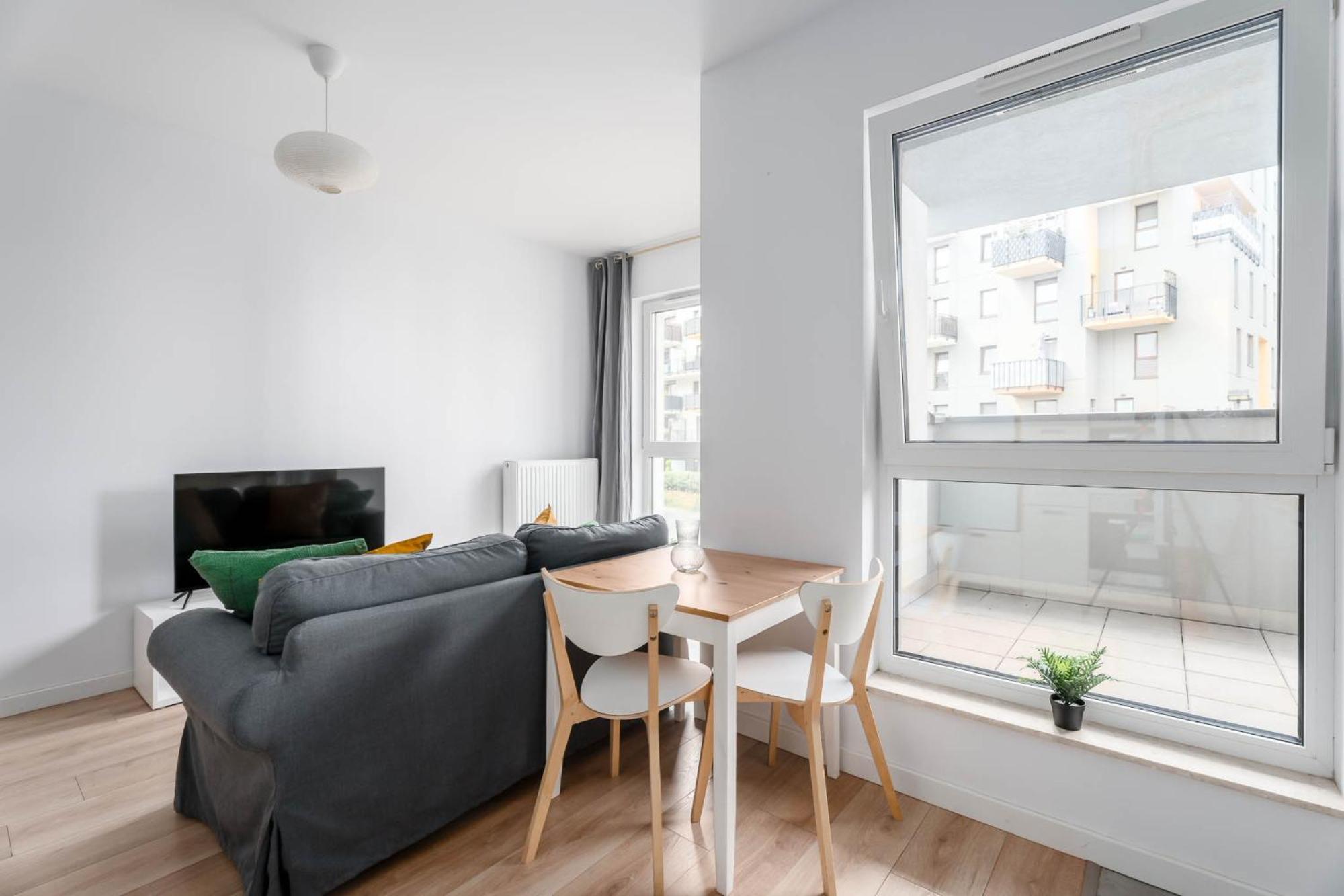 Ferienwohnung Enjoy! Marywilska Warschau Exterior foto