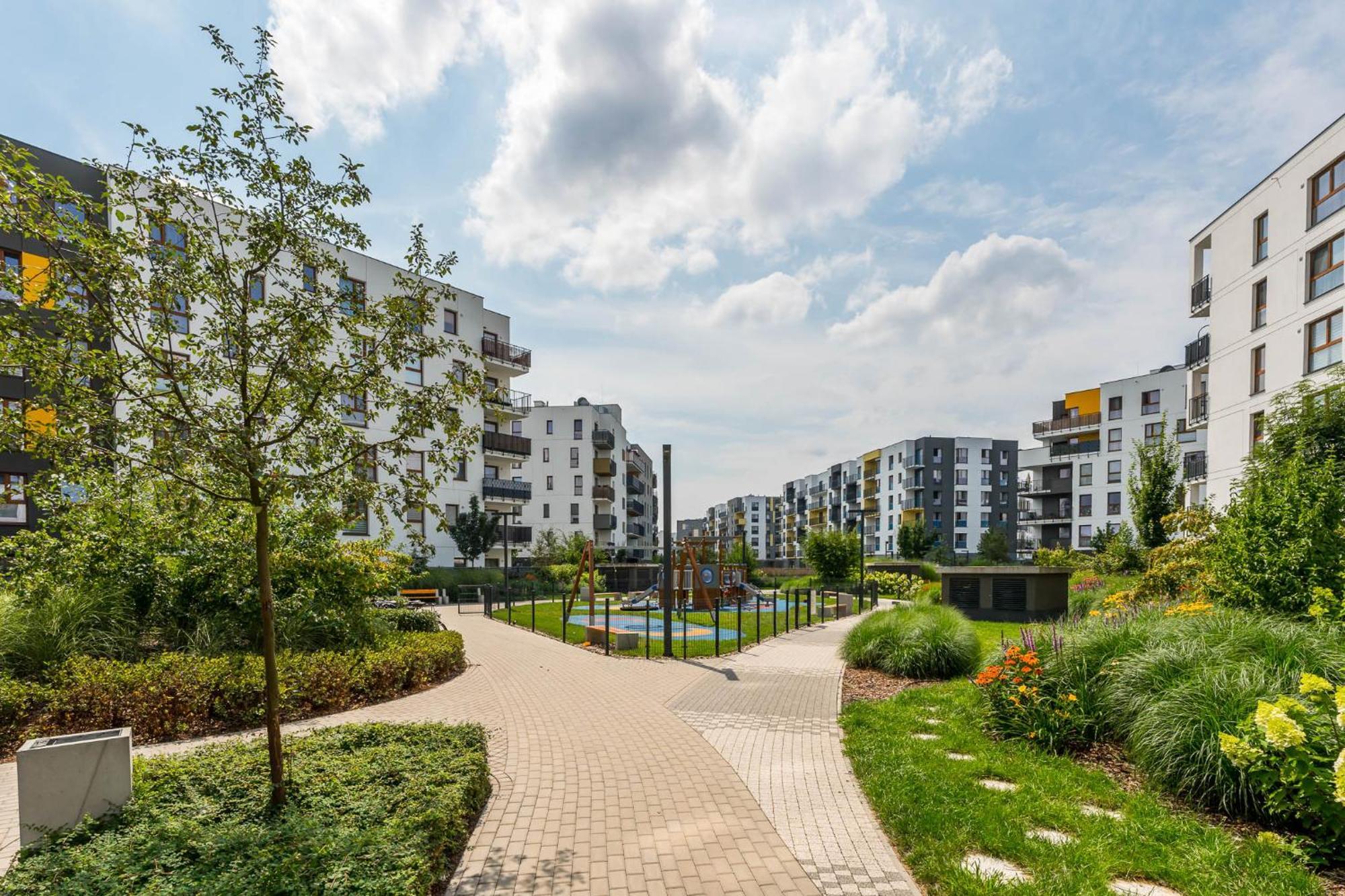Ferienwohnung Enjoy! Marywilska Warschau Exterior foto