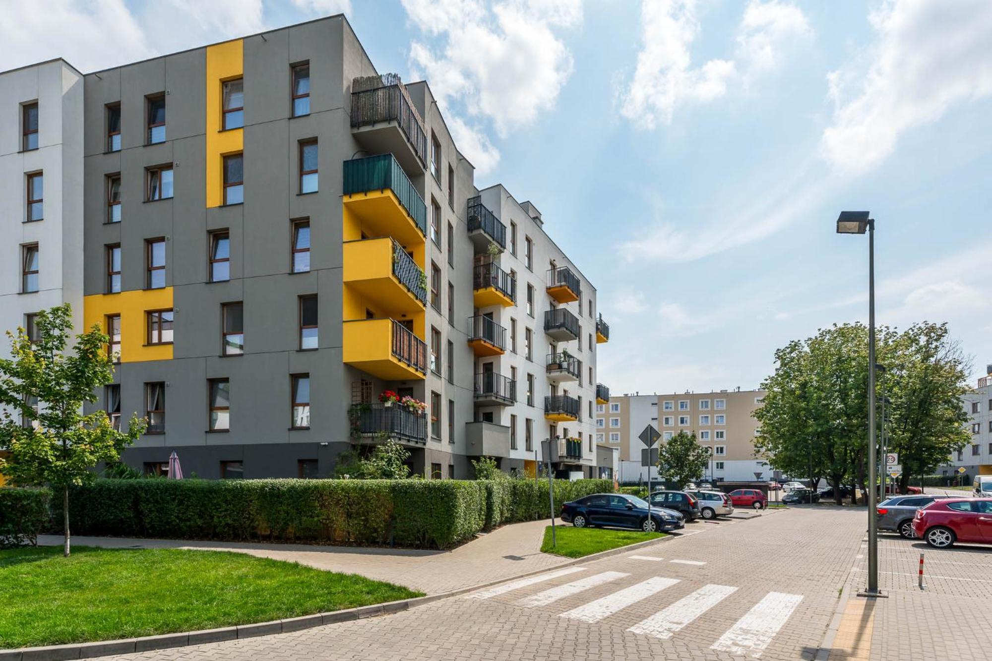 Ferienwohnung Enjoy! Marywilska Warschau Exterior foto