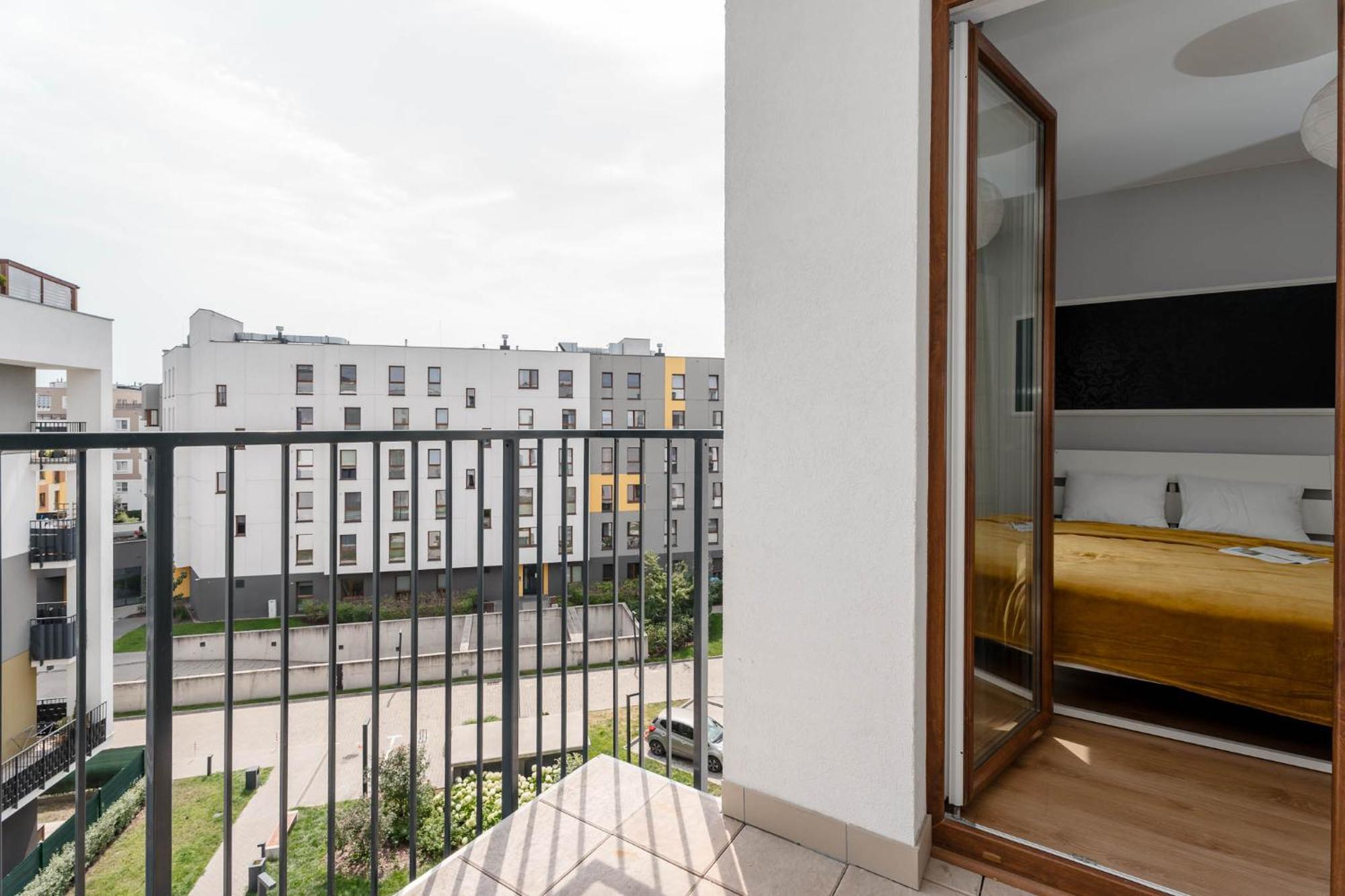 Ferienwohnung Enjoy! Marywilska Warschau Exterior foto