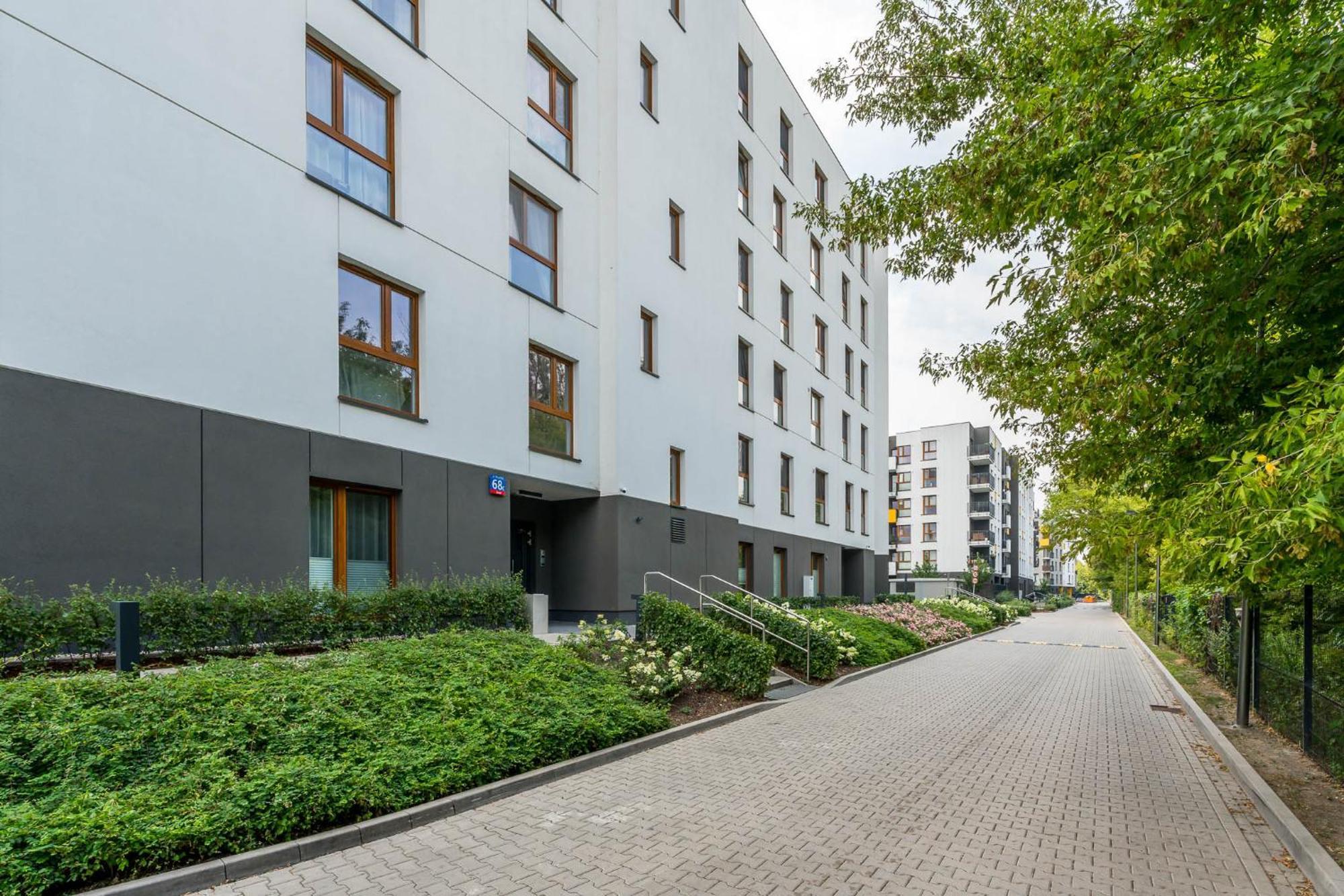 Ferienwohnung Enjoy! Marywilska Warschau Exterior foto