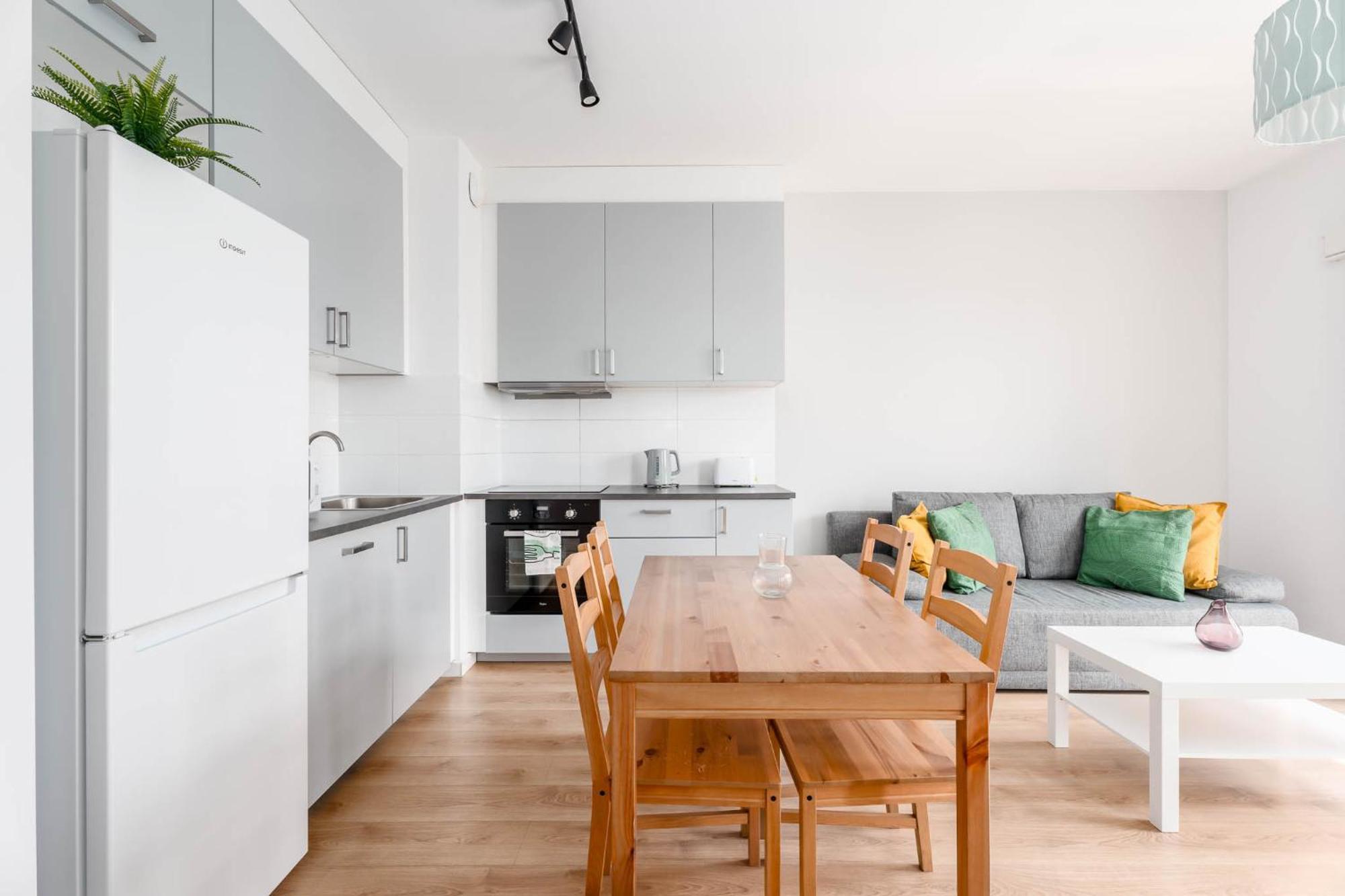 Ferienwohnung Enjoy! Marywilska Warschau Exterior foto