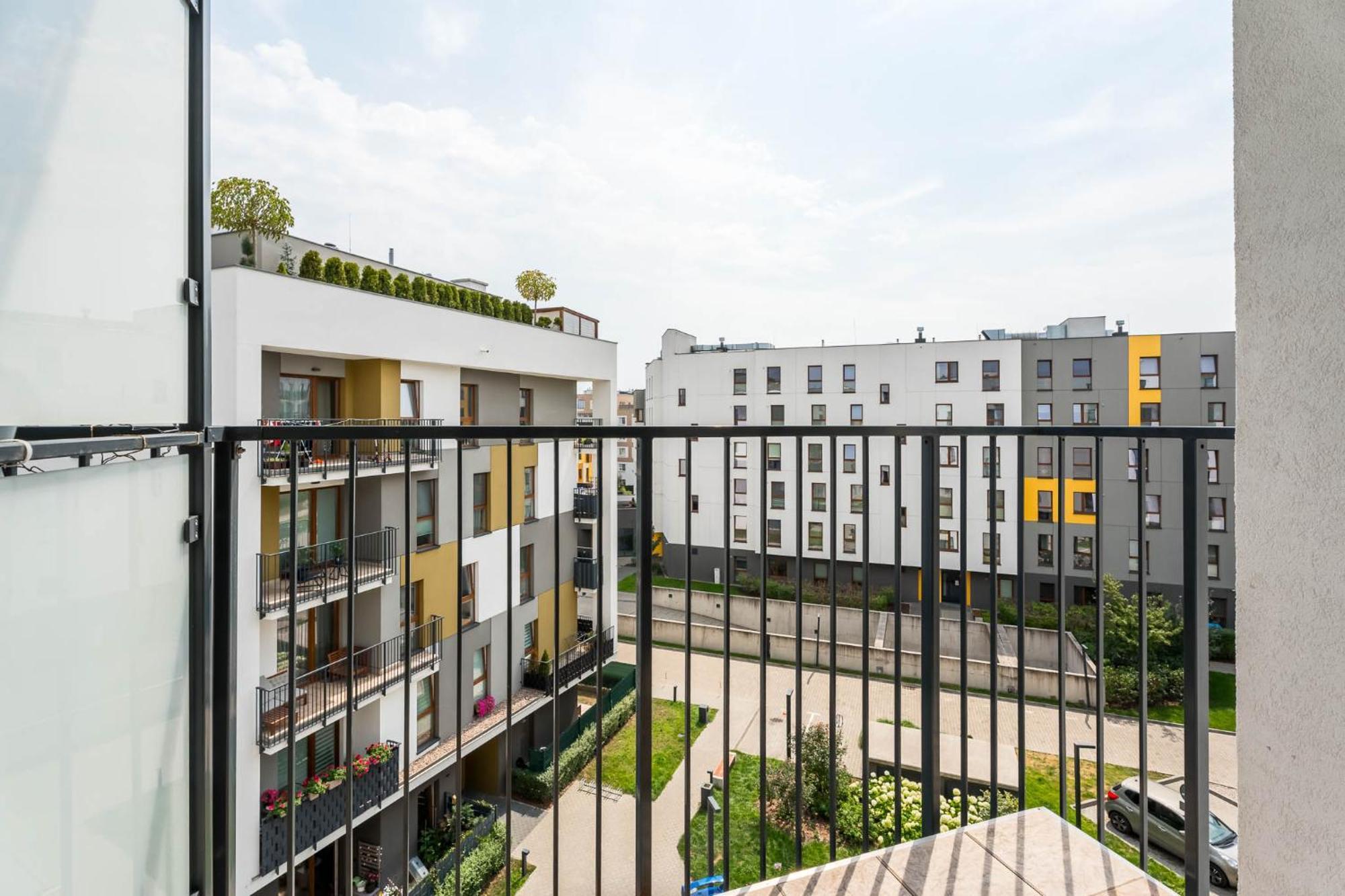 Ferienwohnung Enjoy! Marywilska Warschau Exterior foto