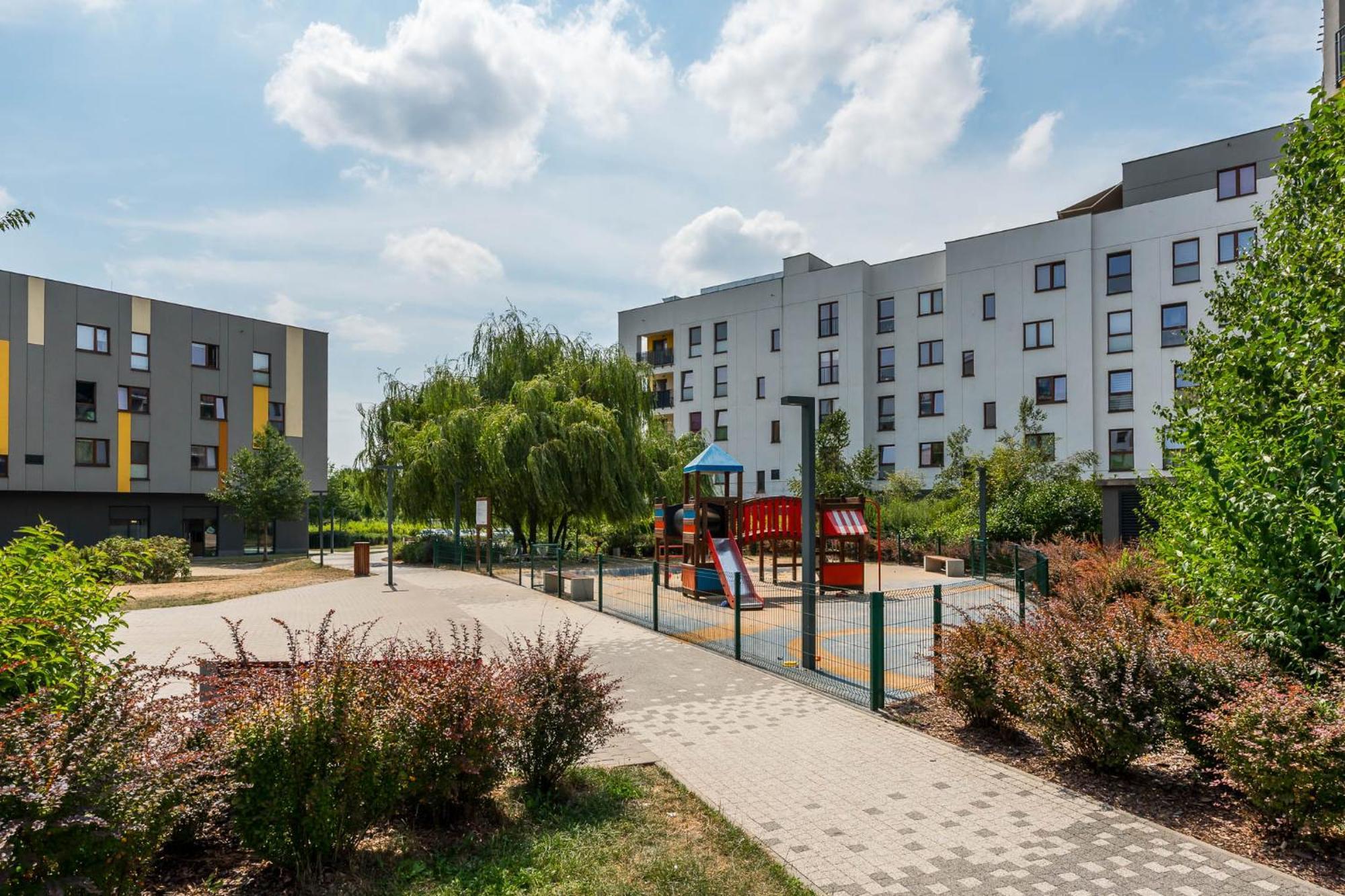Ferienwohnung Enjoy! Marywilska Warschau Exterior foto