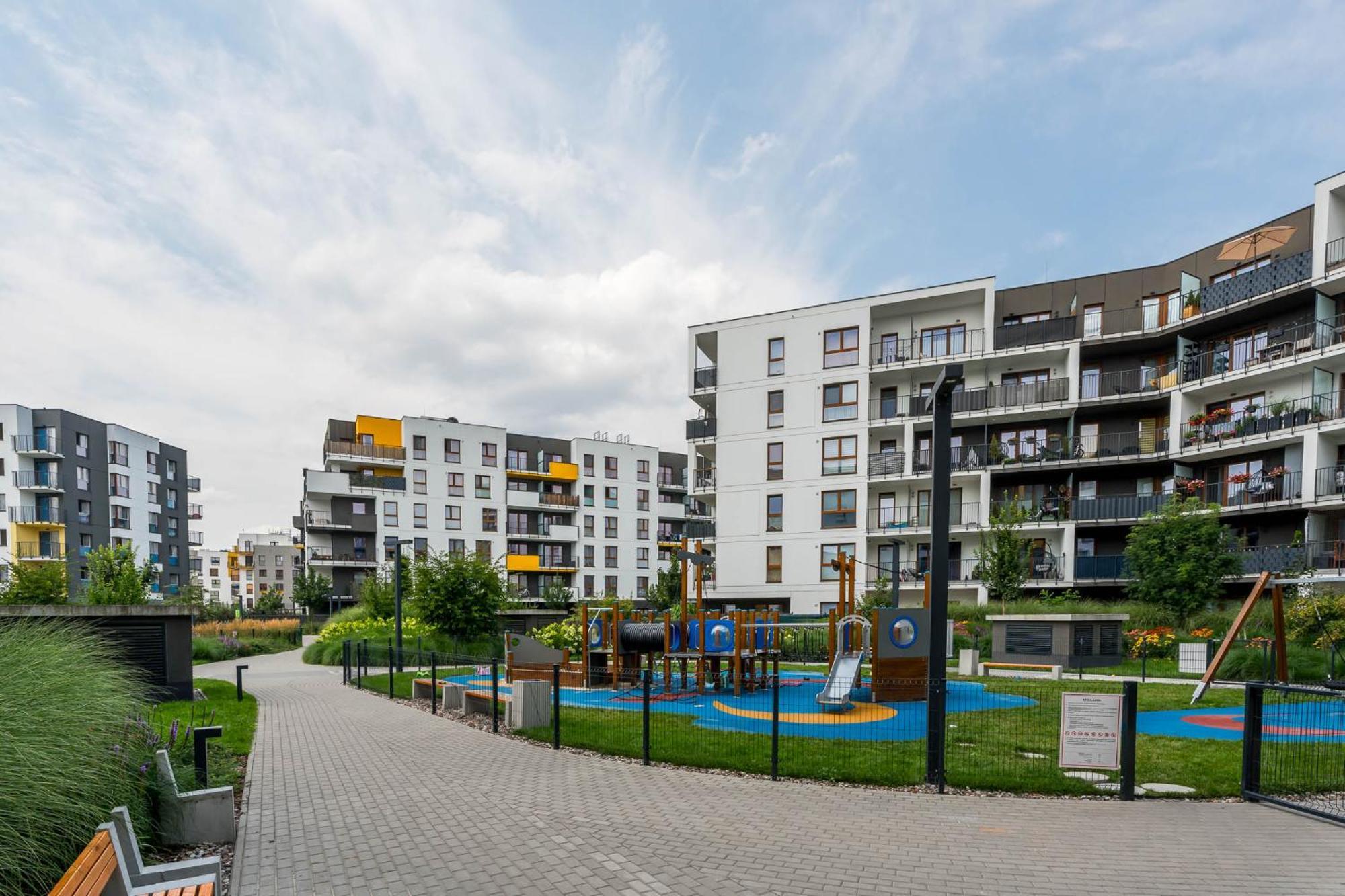 Ferienwohnung Enjoy! Marywilska Warschau Exterior foto