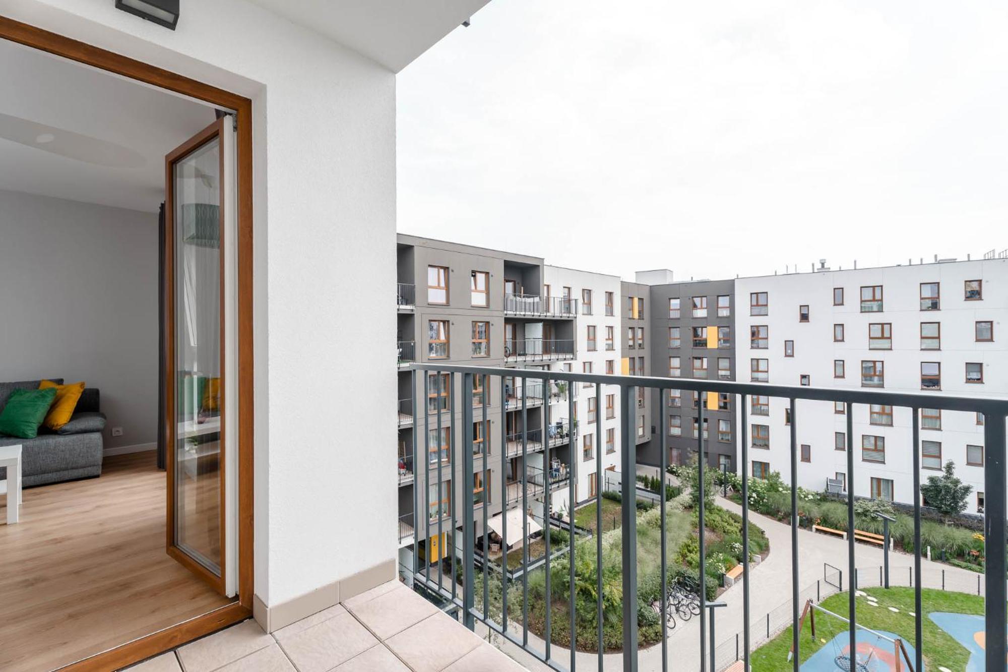 Ferienwohnung Enjoy! Marywilska Warschau Exterior foto